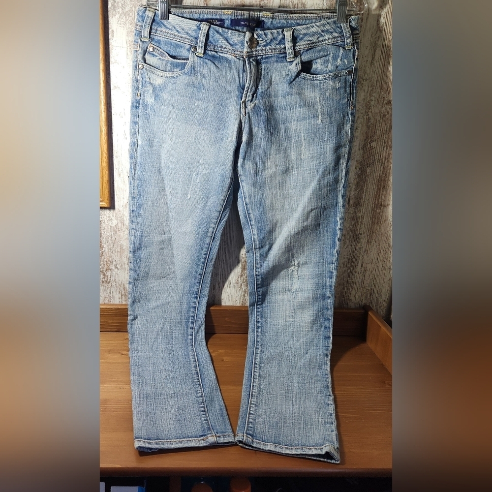 Women's Vigoss Stud Light Blue Skinny Jeans Short The Ritz Classic V Skinny